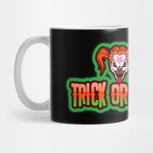 Evil Clown Trick or Treat Mug